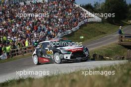 Kris Meeke, Paul Nagle (Citroen DS3 WRC, #3 Citroen Total Abu Dhabi WRT) 20-23.08.2015. World Rally Championship, Rd 9, Rallye Deutschland, Trier, Germany.
