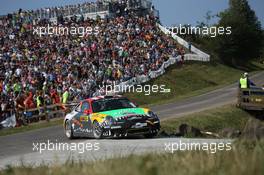 Romain Dumas (FRA) Denis Giraudet (FRA), Porsche Gt3 20-23.08.2015. World Rally Championship, Rd 9, Rallye Deutschland, Trier, Germany.