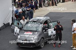Miki Biasion (ITA) Fiat 500 Abarth 10-14.06.2015 FIA World Rally Championship 2015, Rd 6, Rally Italia, Sardegna, Italy