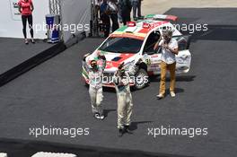 Paolo Andreucci (ITA) Anna Andreussi (ITA) Peugeot 208 R5 10-14.06.2015 FIA World Rally Championship 2015, Rd 6, Rally Italia, Sardegna, Italy