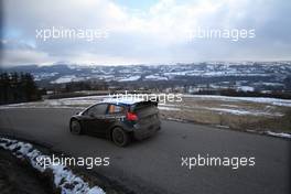 Elfyn Evans, Daniel Barrit (Ford Fiesta WRC, #6 M-Sport World Rally Team) 21-25.01.2015 FIA World Rally Championship 2015, Rd 1, Rally Monte Carlo, Monte Carlo, Monaco