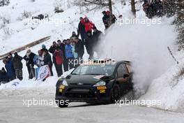 Lorenzo Bertelli,  Giovanni Bernacchini  (Ford Fiesta WRC, #37) 21-25.01.2015 FIA World Rally Championship 2015, Rd 1, Rally Monte Carlo, Monte Carlo, Monaco