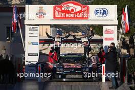 2n place Jari-Matti Latvala,  Miikka Anttila (Volkswagen Polo WRC #2, Volkswagen Motorsport) 21-25.01.2015 FIA World Rally Championship 2015, Rd 1, Rally Monte Carlo, Monte Carlo, Monaco
