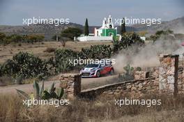 Hayden Paddon, John Kennard (Hyundai i20 WRC, #20 Hyundai Motorsport N) 05-08.03.2015 FIA World Rally Championship 2015, Rd 3, Rally Mexico, Leon, Mexico