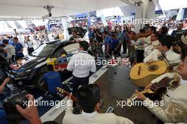 Andreas Mikkelsen ,Ola Floene (Volkswagen Polo R WRC, #9 Volkswagen Motorsport II) 05-08.03.2015 FIA World Rally Championship 2015, Rd 3, Rally Mexico, Leon, Mexico