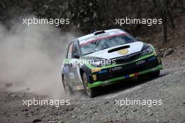 Simone Tempestini (ITA) Matteo Charciossi (ITA), Subaru Impreza 05-08.03.2015 FIA World Rally Championship 2015, Rd 3, Rally Mexico, Leon, Mexico