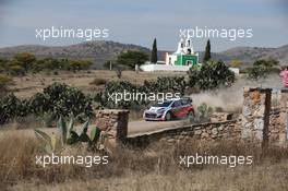 Thierry Neuville, Nicolas Gilsoul (Hyundai i20 WRC, #7 Hyundai Motorsport) 05-08.03.2015 FIA World Rally Championship 2015, Rd 3, Rally Mexico, Leon, Mexico