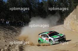 Pontus Tidemand (SWE) Emil Axxelson (SUE), Skoda Fabia R5 21-24.5.2015. World Rally Championship, Rd 5, Rally Portugal, Matosinhos, Portugal