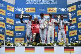Podium race 2 15-17.05.2015 World Touring Car Championship, Rd 7 and 8, Nordschleife, Nurburging , Germany