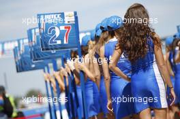 Grid Girls 07.06.2015. World Touring Car Championship, Rounds 09 and 10, Moscow Raceway, Moscow, Russia.
