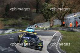 Victor Bouveng, Christian Krognes, Michele die Martino, Walkenhorst Motorsport powered by Dunlop, BMW M6 GT3 16.-17.04.2016. Nurburgring, Germany - ADAC Qualifikationsrennen 24h-Rennen, Nordschleife - This image is copyright free for editorial use © BMW AG