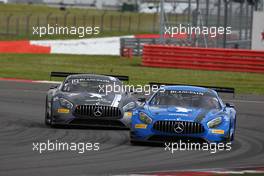 Oliver Morley (GBR), Miguel Toril (ESP), Maro Engel (DEU), Mercedes-AMG GT3, Black Falcon 14-15.05.2016. Blancpain Endurance Series, Rd 2, Silverstone, England.