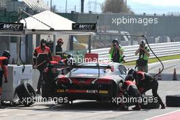 Laurens Vanthoor (BEL), Frederic Vervisch (BEL), Audi R8 LMS, Belgian Audi Club Team WRT 08-10.04.2016 Blancpain Sprint Series, Round 1,, Misano , Italy