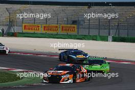 Markus Pommer (DEU), Nicolaj MÃ¸ller Madsen (DNK), Audi R8 LMS, Phoenix Racing 08-10.04.2016 Blancpain Sprint Series, Round 1,, Misano , Italy