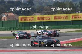 Maximilian Buhk (DEU), Dominik Baumann (DEU), Mercedes-AMG GT3, HTP Motorsport 08-10.04.2016 Blancpain Sprint Series, Round 1,, Misano , Italy