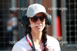 08.05.2016 - Race 2, Girl in the paddock 08.05.2016 Blancpain Sprint Series, Round 2, Brands Hatch, United Kingdom