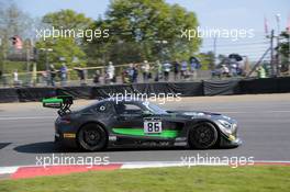 08.05.2016 - Race 2, Jules Szymkowiak  - Bernd Schneider, Mercedes-AMG GT3, HTP Motorsport 08.05.2016 Blancpain Sprint Series, Round 2, Brands Hatch, United Kingdom