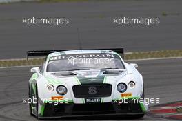Race 2, Maxime Soulet -  Andy Soucek Bentley Continental GT3, Bentley Team M-Sport 03.07.2016. Blancpain Sprint Series, Rd 3, Nurburgring, Germany, Sunday.