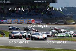 Race 2, Start of the race 03.07.2016. Blancpain Sprint Series, Rd 3, Nurburgring, Germany, Sunday.