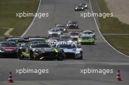 Race 2, Clemens Schmid  - Jazeman Jaafar Mercedes-AMG GT3, HTP Motorsport 03.07.2016. Blancpain Sprint Series, Rd 3, Nurburgring, Germany, Sunday.