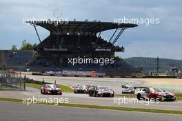 Race 2, Jean-Luc Beaubelique  - Morgan Moullin-Traffort Mercedes-AMG GT3, AKKA ASP 03.07.2016. Blancpain Sprint Series, Rd 3, Nurburgring, Germany, Sunday.