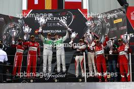 02.10.2016 - Race 2, 1st position Rinat Salikhov  - Norbert Siedler Ferrari 488 GT3, Rinaldi Racing 01-02.10.2016 Blancpain Sprint Series, Round 5, Circuit de Cataluna, Barcelona, Spain