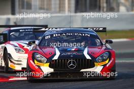 02.10.2016 - Race, Christophe Bourret  - Jean-Philippe Belloc Mercedes-AMG GT3, AKKA ASP 01-02.10.2016 Blancpain Sprint Series, Round 5, Circuit de Cataluna, Barcelona, Spain