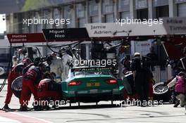 Pit stop Edoardo Mortara (ITA) Audi Sport Team Abt Sportsline, Audi RS 5 DTM. 22.05.2016, DTM Round 2, Spielberg, Austria, Race 2, Sunday.
