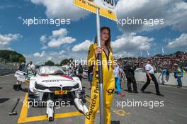grid girl, Martin Tomczyk (GER) BMW Team Schnitzer, BMW M4 DTM,  25.06.2016, DTM Round 4, Norisring, Germany, Saturday.