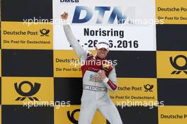 Podium: Race winner Edoardo Mortara (ITA) Audi Sport Team Abt Sportsline, Audi RS 5 DTM. 25.06.2016, DTM Round 3, Norisring, Germany, Race 1, Saturday.