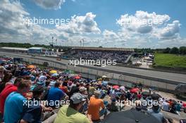 athmosphere, spectators, Edoardo Mortara (ITA) Audi Sport Team Abt Sportsline, Audi RS 5 DTM, Jamie Green (GBR) Audi Sport Team Rosberg, Audi RS 5 DTM, Paul Di Resta (GBR) Mercedes-AMG Team HWA, Mercedes-AMG C63 DTM,  25.06.2016, DTM Round 4, Norisring, Germany, Saturday.