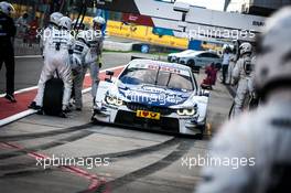 Maxime Martin (BEL) BMW Team RBM, BMW M4 DTM. 21.08.2016, DTM Round 6, Moscow Raceway, Russia, Sunday.