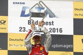 Podium: Race winner Mattias Ekström (SWE) Audi Sport Team Abt Sportsline, Audi A5 DTM. 25.09.2016, DTM Round 8, Hungaroring, Hungary, Sunday, Race.