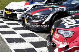 All three manufactures, BMW, Audi; Mercedes. 08.04.2015, DTM Media Day, Hockenheimring, Germany.