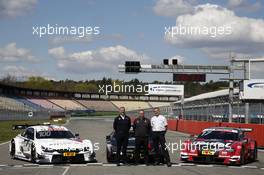Jens Marquardt (GER) BMW Motorsport Director; Ullrich Fritz (GER) Team Principal Mercedes-AMG HWA; Dieter Gass (GER) Head of DTM Audi Sport. 08.04.2015, DTM Media Day, Hockenheimring, Germany.