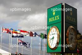 Rolex clock. 18.03.2016. Formula 1 World Championship, Rd 1, Australian Grand Prix, Albert Park, Melbourne, Australia, Practice Day.