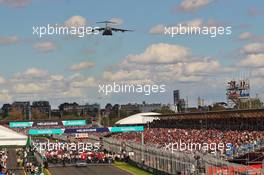 The grid before the start of the race. 20.03.2016. Formula 1 World Championship, Rd 1, Australian Grand Prix, Albert Park, Melbourne, Australia, Race Day.
