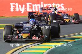 Max Verstappen (NLD) Scuderia Toro Rosso STR11. 20.03.2016. Formula 1 World Championship, Rd 1, Australian Grand Prix, Albert Park, Melbourne, Australia, Race Day.