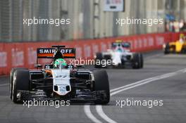 Nico Hulkenberg (GER) Sahara Force India F1 VJM09. 20.03.2016. Formula 1 World Championship, Rd 1, Australian Grand Prix, Albert Park, Melbourne, Australia, Race Day.