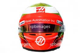 The helmet of Esteban Gutierrez (MEX) Haas F1 Team. 17.03.2016. Formula 1 World Championship, Rd 1, Australian Grand Prix, Albert Park, Melbourne, Australia, Preparation Day.