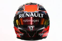 The helmet of Esteban Ocon (FRA) Renault Sport F1 Team Test Driver. 17.03.2016. Formula 1 World Championship, Rd 1, Australian Grand Prix, Albert Park, Melbourne, Australia, Preparation Day.