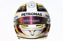 The helmet of Lewis Hamilton (GBR) Mercedes AMG F1. 17.03.2016. Formula 1 World Championship, Rd 1, Australian Grand Prix, Albert Park, Melbourne, Australia, Preparation Day.