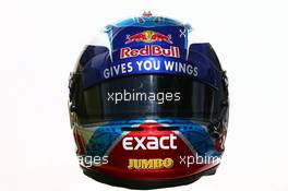 The helmet of Max Verstappen (NLD) Scuderia Toro Rosso. 17.03.2016. Formula 1 World Championship, Rd 1, Australian Grand Prix, Albert Park, Melbourne, Australia, Preparation Day.