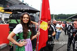 Grid girl. 03.07.2016. Formula 1 World Championship, Rd 9, Austrian Grand Prix, Spielberg, Austria, Race Day.