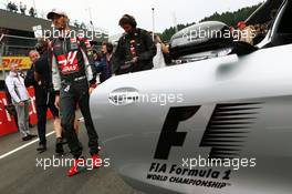 Romain Grosjean (FRA) Haas F1 Team on the grid. 03.07.2016. Formula 1 World Championship, Rd 9, Austrian Grand Prix, Spielberg, Austria, Race Day.