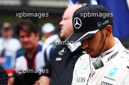 Lewis Hamilton (GBR) Mercedes AMG F1 on the grid. 03.07.2016. Formula 1 World Championship, Rd 9, Austrian Grand Prix, Spielberg, Austria, Race Day.