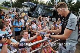 Nico Hulkenberg (GER) Sahara Force India F1 signs autographs for the fans. 30.06.2016. Formula 1 World Championship, Rd 9, Austrian Grand Prix, Spielberg, Austria, Preparation Day.