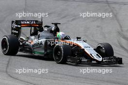  Alfonso Celis (MEX), Force India  18.05.2016. Formula One In-Season Testing, Day Two, Barcelona, Spain. Wednesday.