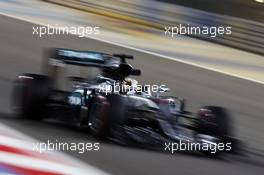 Lewis Hamilton (GBR) Mercedes AMG F1 W07 Hybrid. 01.04.2016. Formula 1 World Championship, Rd 2, Bahrain Grand Prix, Sakhir, Bahrain, Practice Day