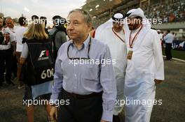 Jean Todt (FRA) FIA President on the grid. 03.04.2016. Formula 1 World Championship, Rd 2, Bahrain Grand Prix, Sakhir, Bahrain, Race Day.